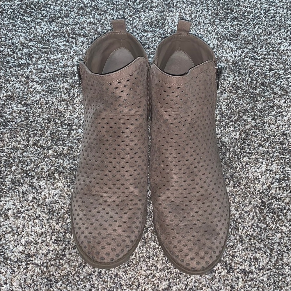 Gray Booties
